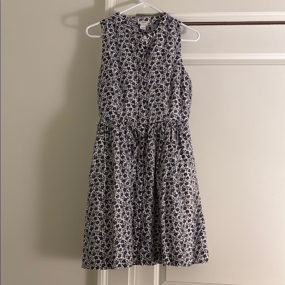 J. Crew Floral Sleeveless Dress